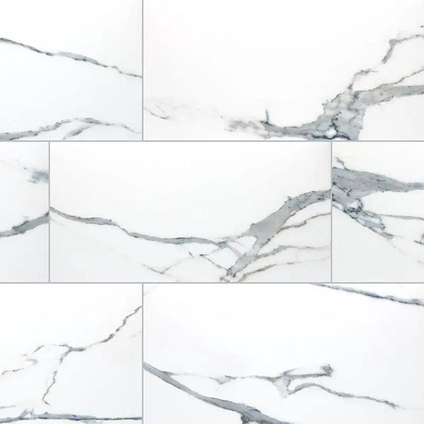 Savoy Azula Polished Marble Look Porcelain Tiles 24x48