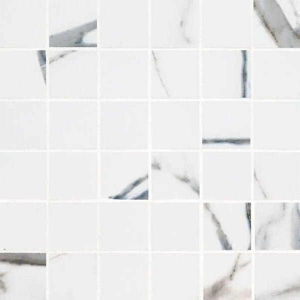 Savoy Azula Matte Marble Look Porcelain Mosaics 2x2