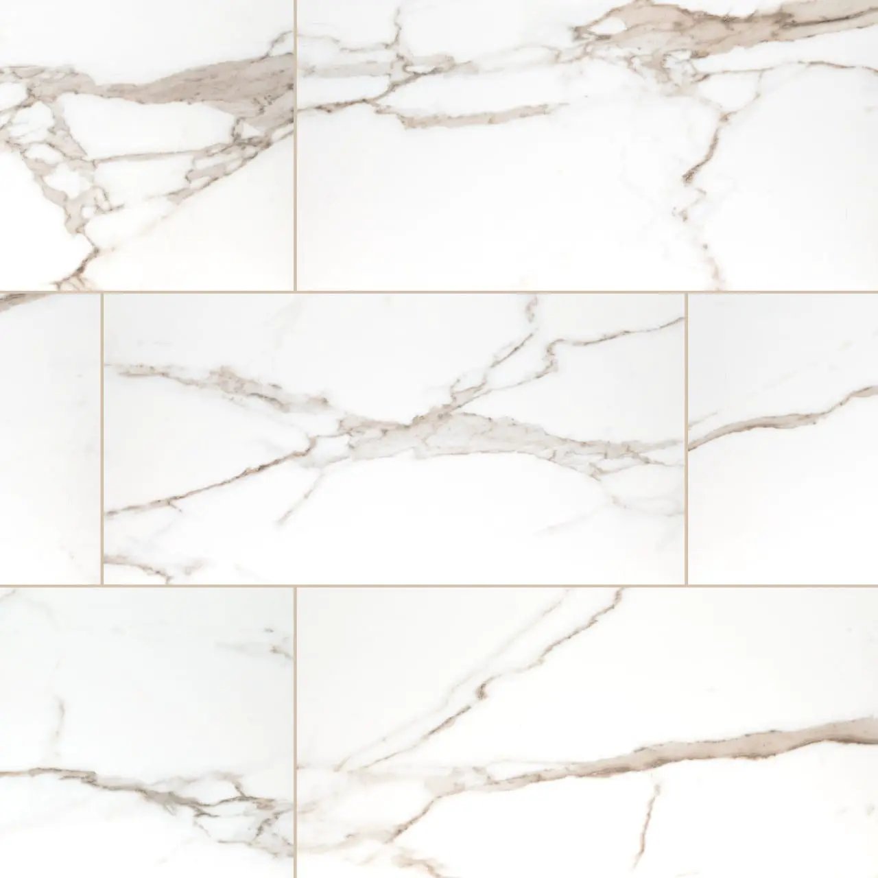 Savoy Crema Matte Marble Look Porcelain Tiles 12x24 close up