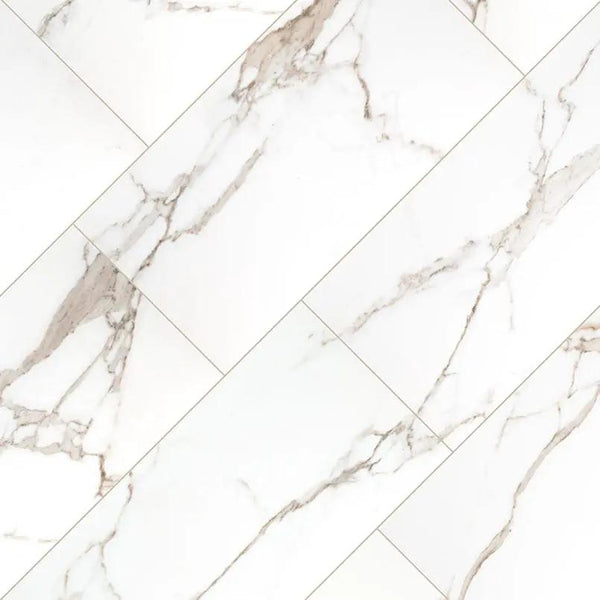 Savoy Crema Matte Bullnose Marble Look Porcelain Moldings 3x24 angled view