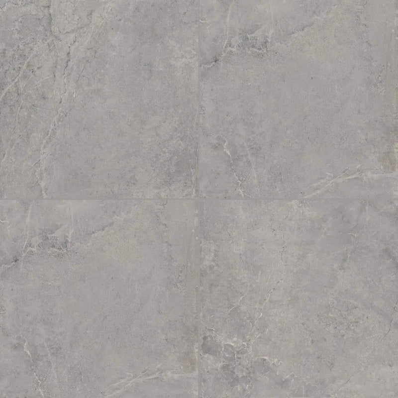 Soreno Grigio Matte Porcelain Tiles 24x24 close up