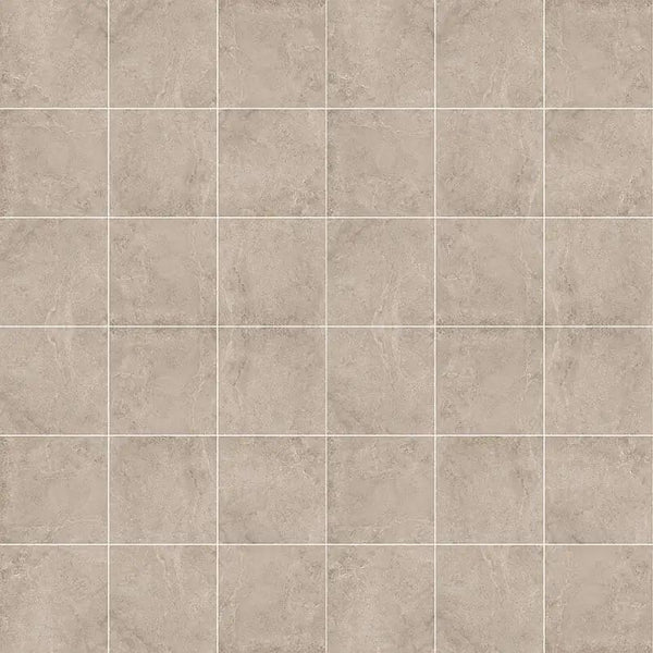 Soreno Taupe Matte Porcelain Mosaics 2x2