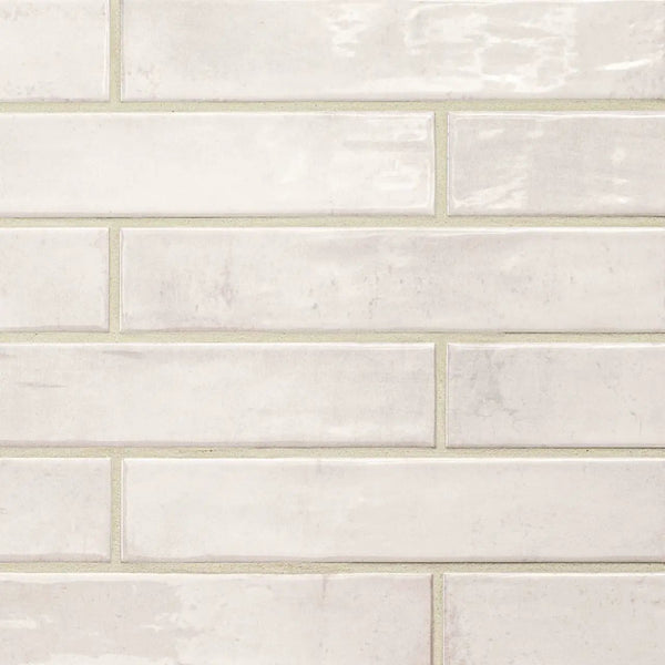 Stella Blush 2x10 Glossy Ceramic Mosaics