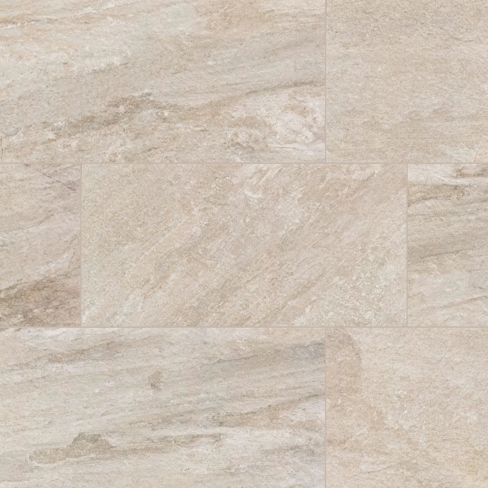 Traktion Stowe Desert Amber Matte Slate Look Porcelain Tiles 15x30 close up