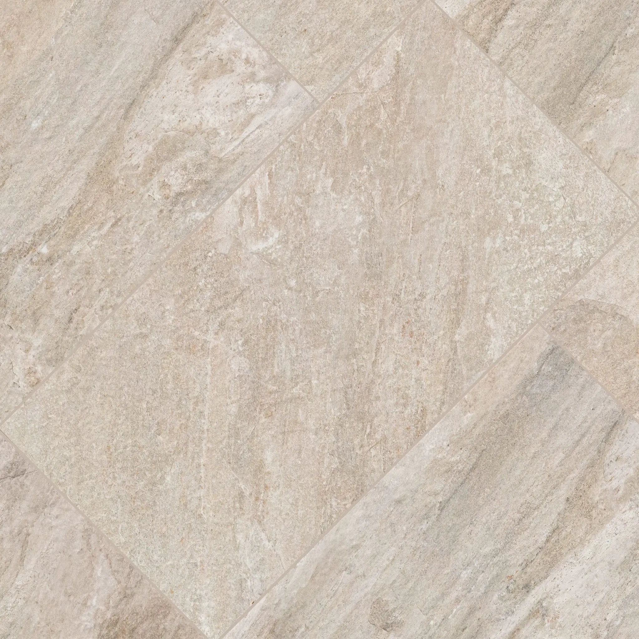 Traktion Stowe Desert Amber Matte Slate Look Porcelain Mosaics 2x2 angled view