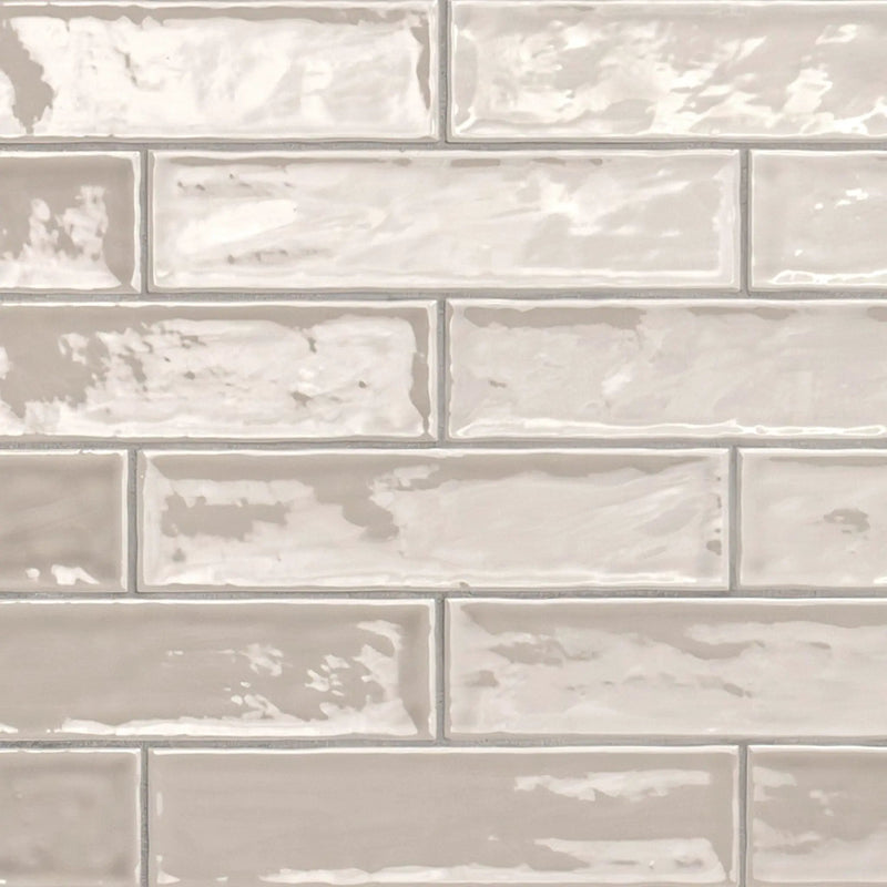 Dune 4x4 Glossy Ceramic Mosaics 2x8 by MSI Surfaces