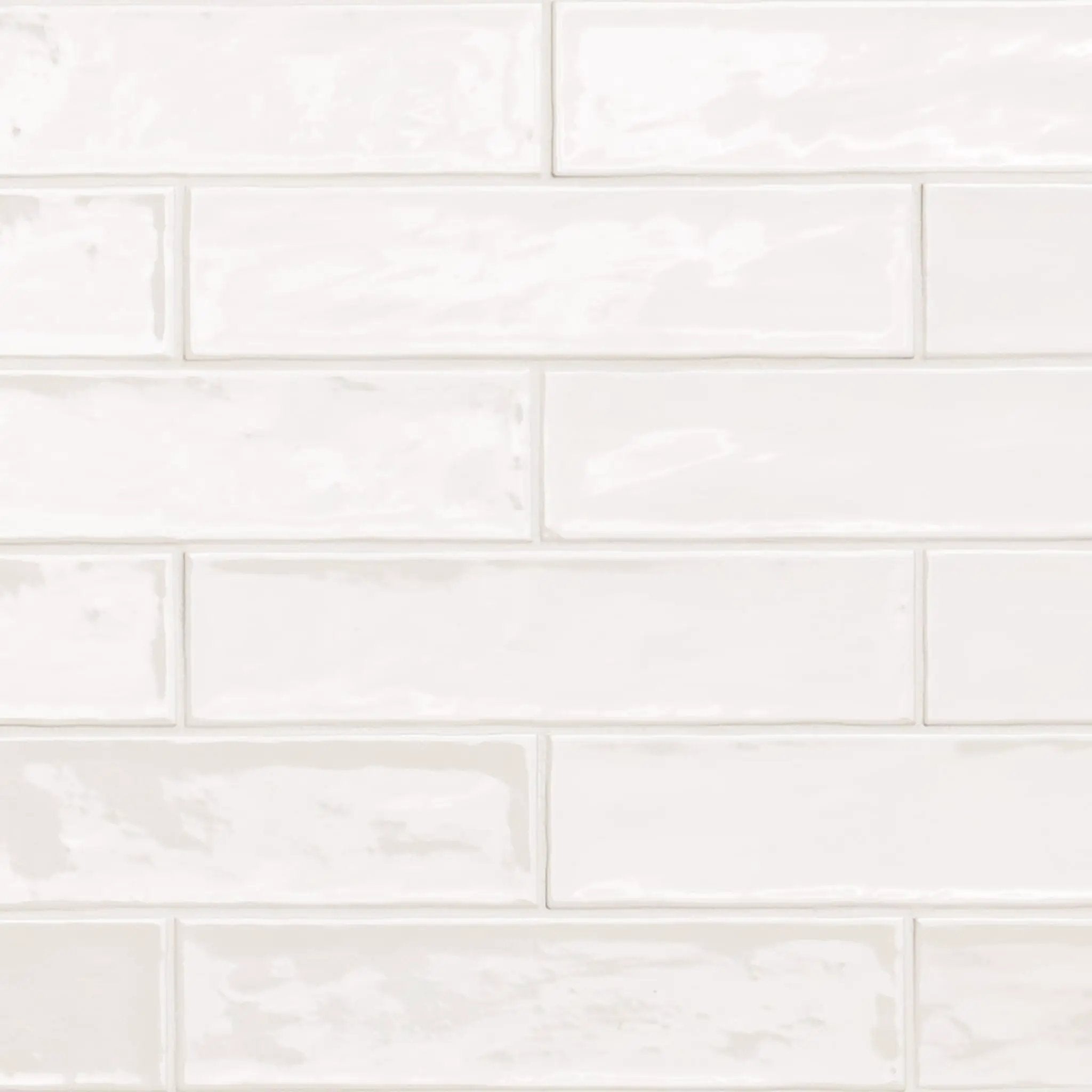 Ivory 4x4 Glossy Ceramic Mosaics by MSI Surfaces