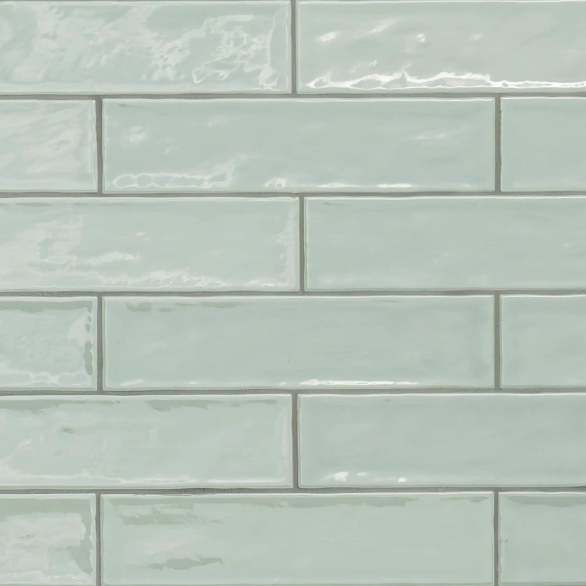 Olive 4x4 Glossy Ceramic Mosaics 2x8 by MSI Surfaces