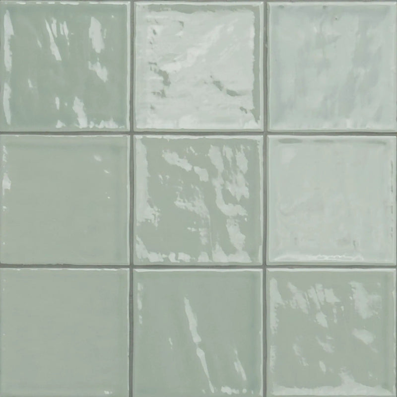 Olive 4x4 Glossy Ceramic Mosaics by MSI Surfaces