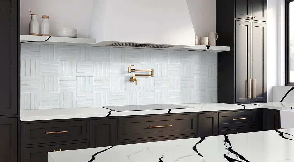 Pearl 4x4 Glossy Ceramic Mosaics 2x8 by MSI Surfaces