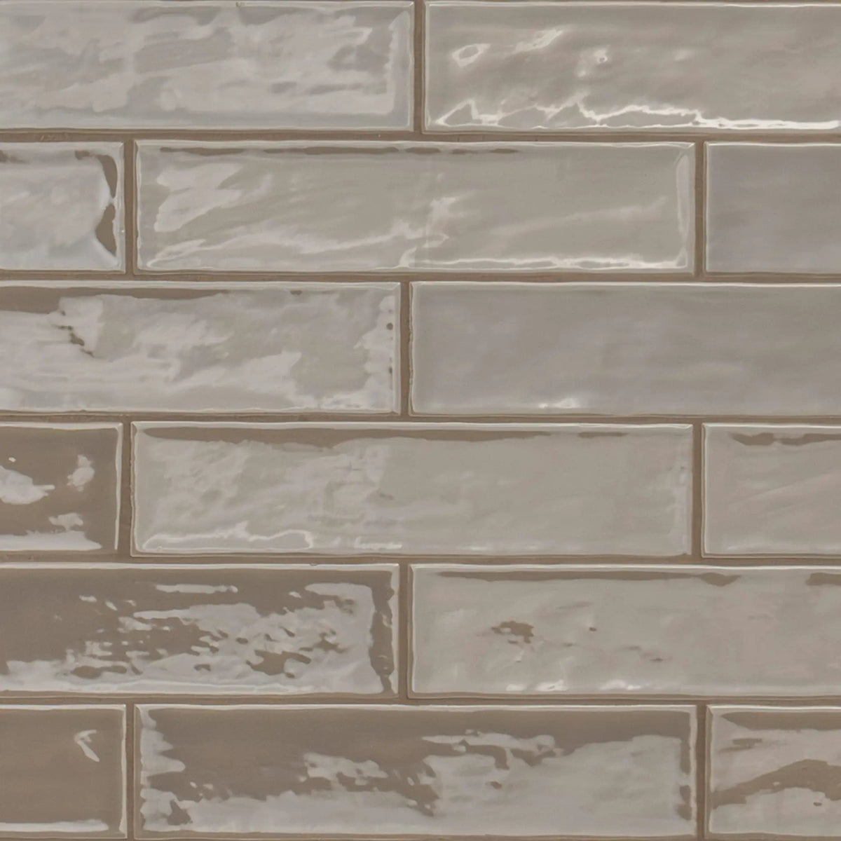 Umber 4x4 Glossy Ceramic Mosaics 2x8 by MSI Surfaces