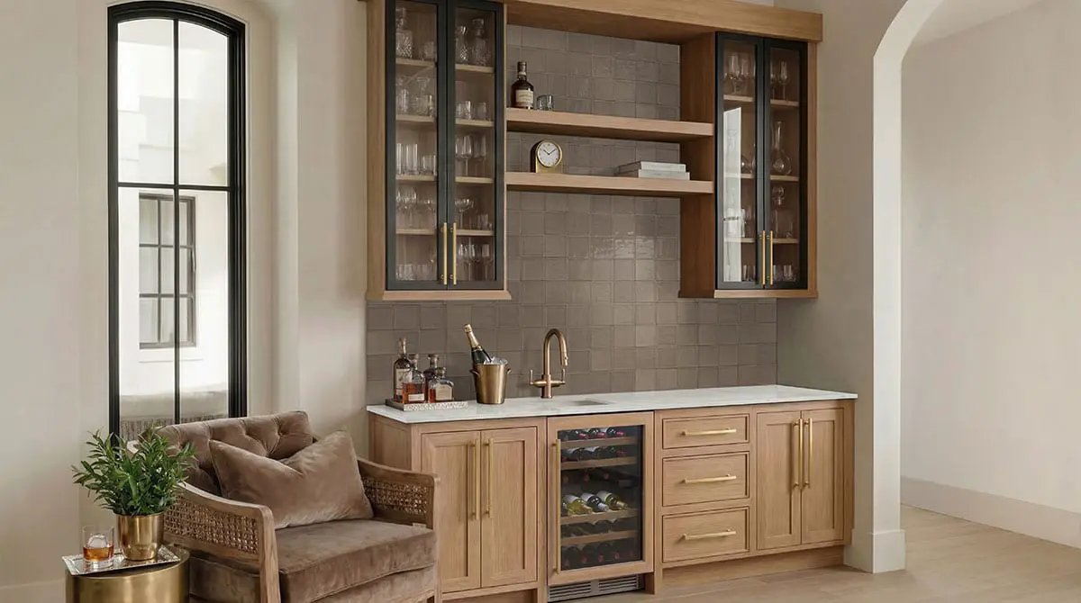 Umber 4x4 Glossy Ceramic Mosaics by MSI Surfaces