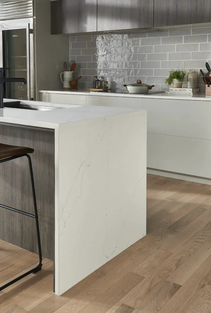 Urbano Dusk Tile Glossy Ceramic Mosaics 4x12 2 in a finished room