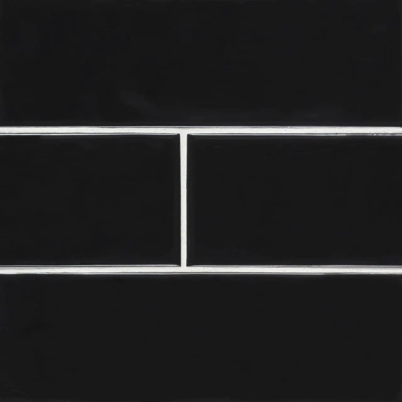 Urbano Ink Tile Glossy Ceramic Mosaics 4x12 close up