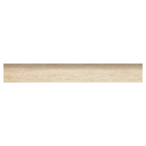 Veneto Sand Matte Bullnose Travertine Look Porcelain Moldings 3x24