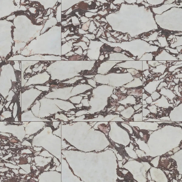 Exotika Violetta Polished Marble Look Porcelain Tiles 24x48
