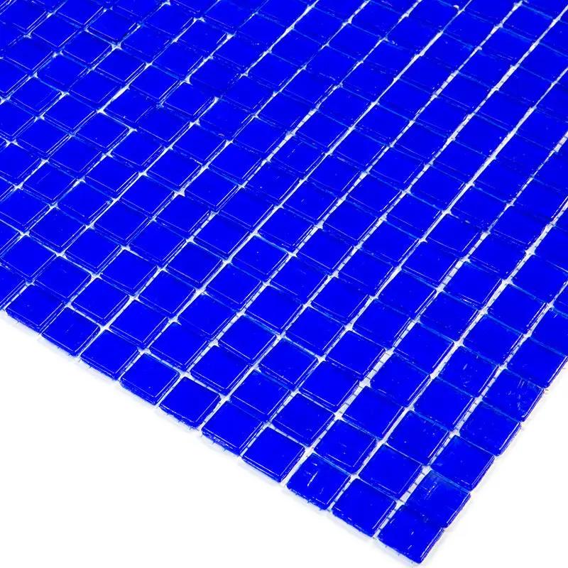 Cobalt Blue 12x12 Glossy Uniform Square Glass Mosaic Tile (20 pack, 18.69 sq ft/case) by Apollo Tile