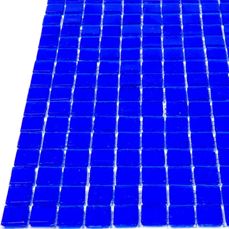 Cobalt Blue 12x12 Glossy Uniform Square Glass Mosaic Tile (20 pack, 18.69 sq ft/case) by Apollo Tile