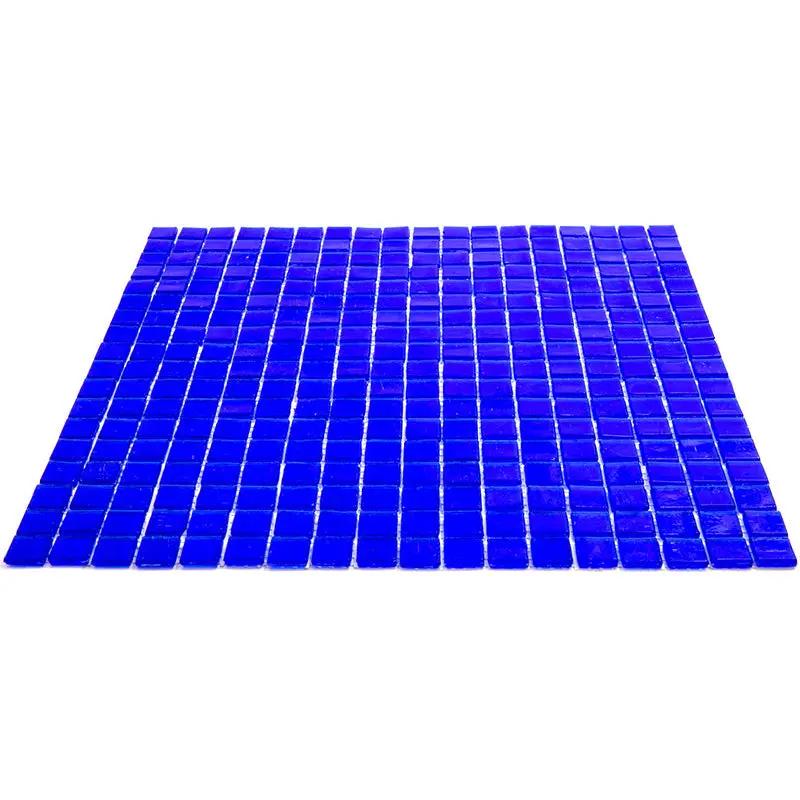 Cobalt Blue 12x12 Glossy Uniform Square Glass Mosaic Tile (20 pack, 18.69 sq ft/case) by Apollo Tile