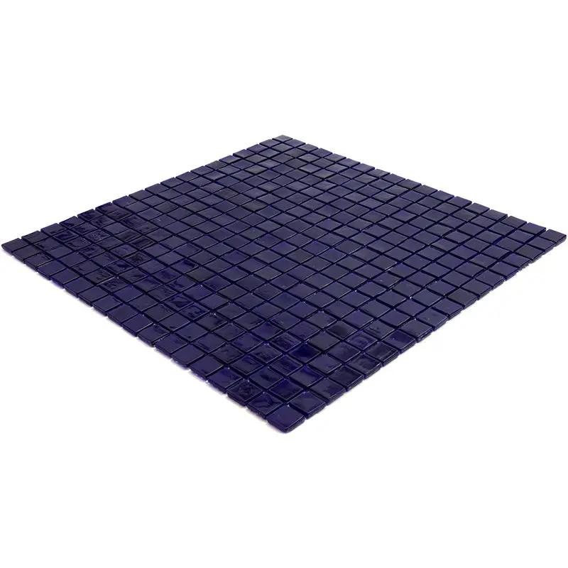 Indigo Blue 12x12 Uniform Square Glossy Glass Mosaic Tile (20 pack, 18.69 sq ft/case) by Apollo Tile
