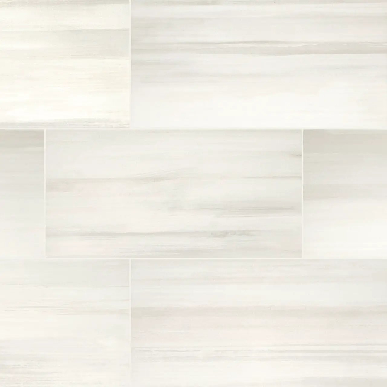 Watercolor Bianco Matte Marble Look Porcelain Tiles 12x24 by MSI Surfaces