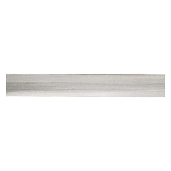 Watercolor Grigio Matte Bullnose Marble Look Porcelain Moldings 3.5x24