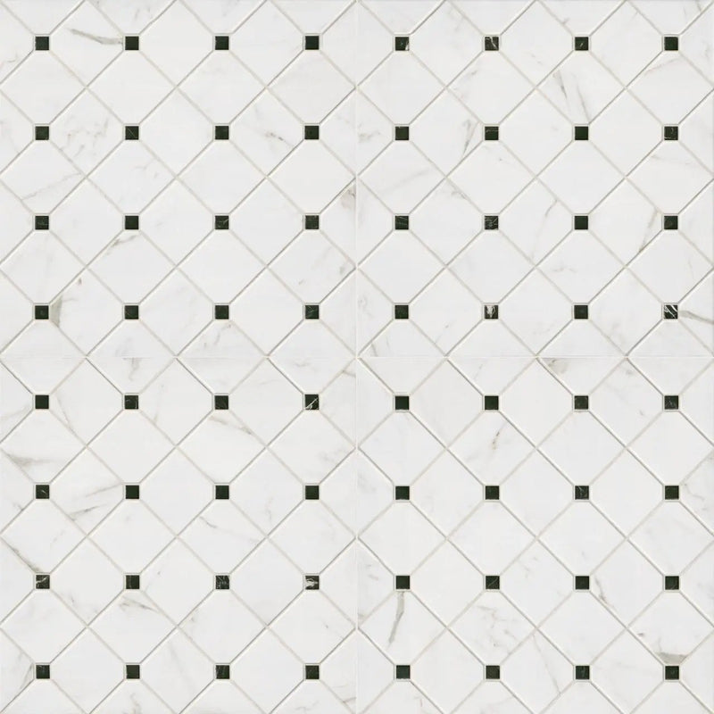 Casa Bianchi Matte Porcelain Tiles 17x17 by MSI Surfaces