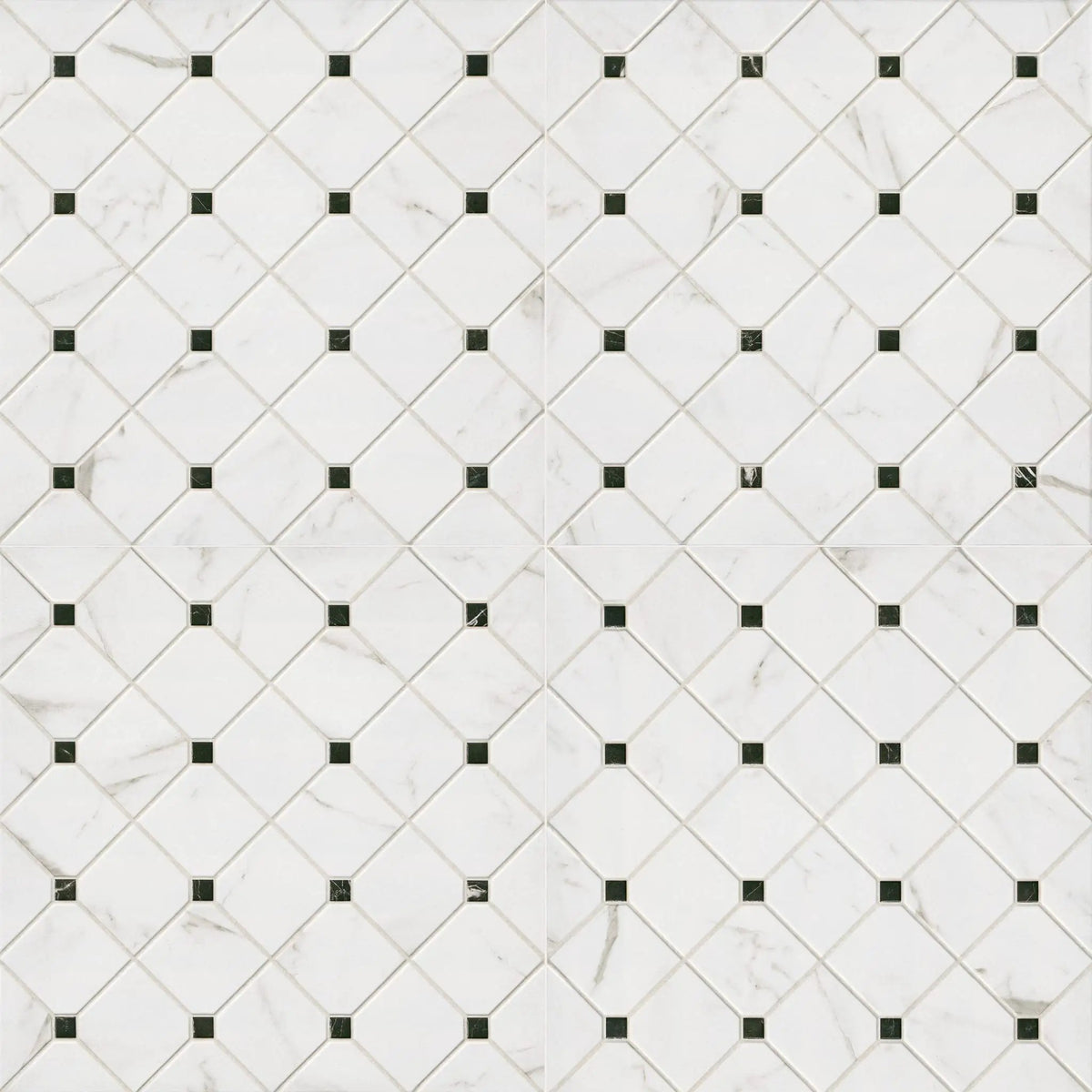 Casa Bianchi Matte Porcelain Tiles 17x17 by MSI Surfaces