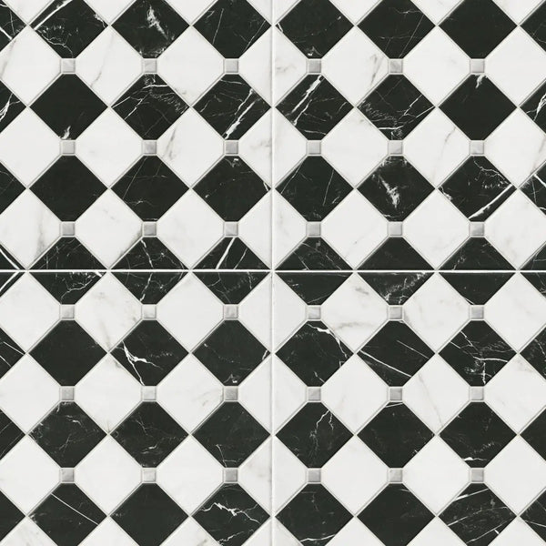 Casa Tuxedo Matte Porcelain Tiles 17x17