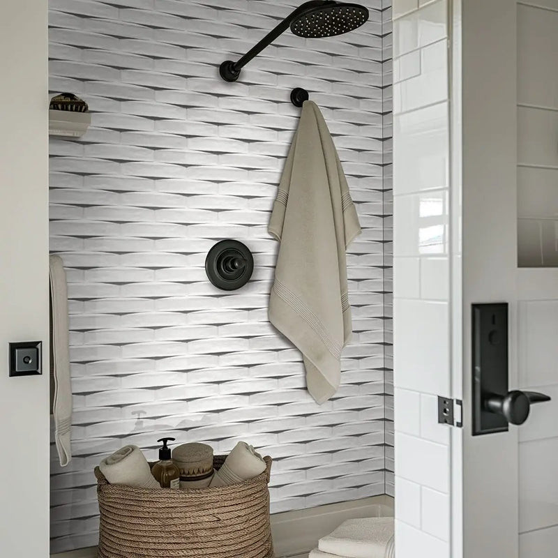 Calc Glossy Ceramic Mosaics 2x10 by MSI Surfaces