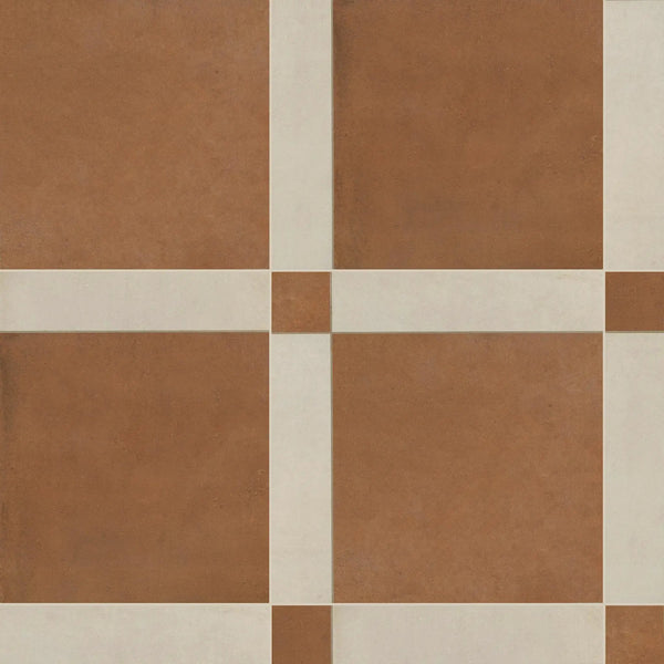 Cotto Blocchi 17x17 Matte Porcelain Tiles