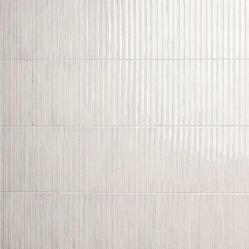 Bianco Glossy Porcelain Mosaics 5x10 by MSI Surfaces