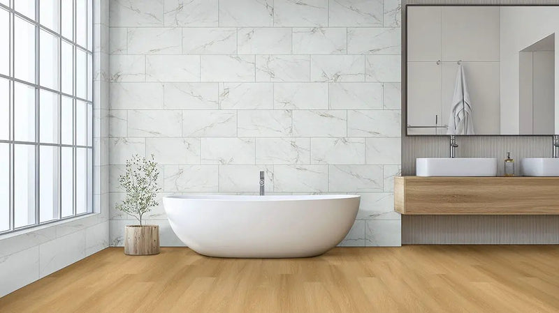 Bianco Glossy Porcelain Mosaics 5x10 by MSI Surfaces