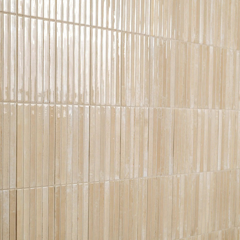 Cappuccino Glossy Porcelain Mosaics 5x10 by MSI Surfaces