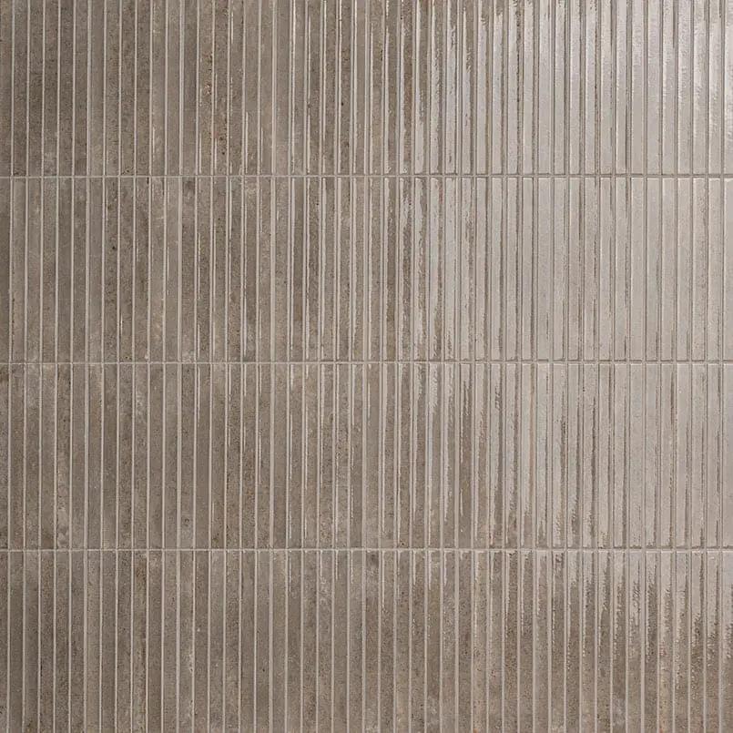 Grigio Glossy Porcelain Mosaics 5x10 by MSI Surfaces