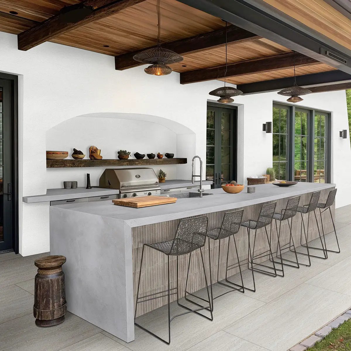 Grigio Glossy Porcelain Mosaics 5x10 by MSI Surfaces