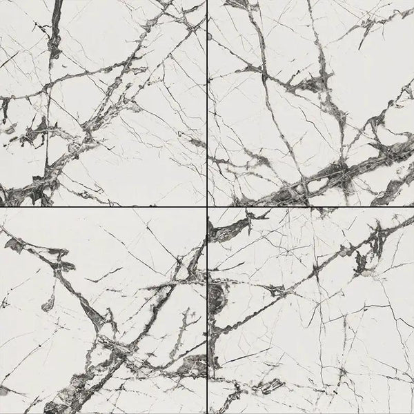 Exotika Lux Iceberg 24x48 Polished Marble Look Porcelain Tiles 48x48
