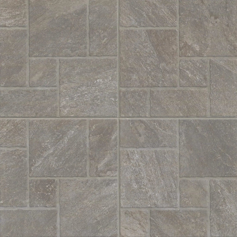 Marlu Mist Matte Slate Look Porcelain Tiles 18x18 by MSI Surfaces
