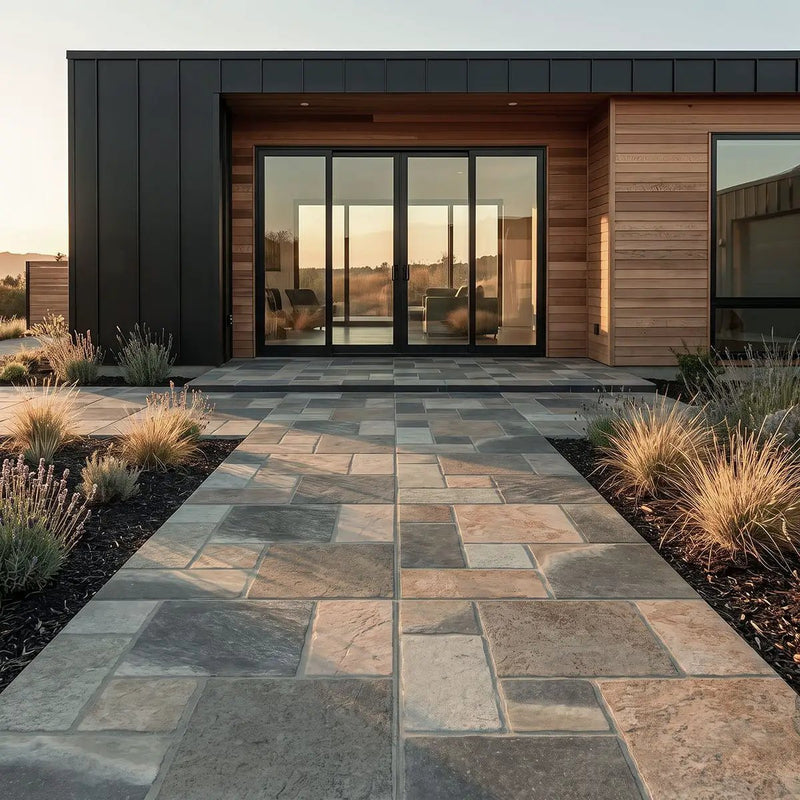 Marlu Slate Mix Matte Look Porcelain Tiles 18x18 by MSI Surfaces