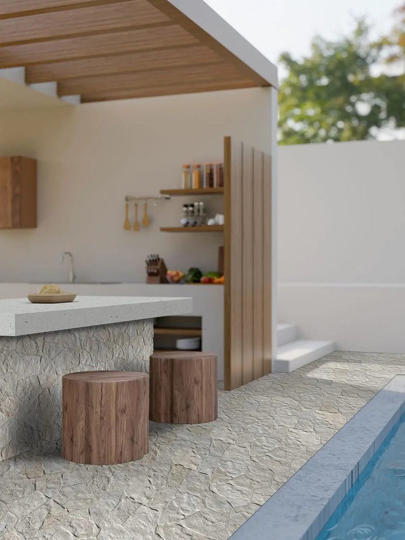 Neptune Micas Matte Porcelain Tiles 16x24 by MSI Surfaces