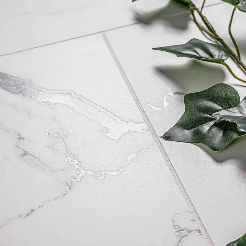 Roman Statuario Matte Marble Look Porcelain Tiles 12x24 by MSI Surfaces
