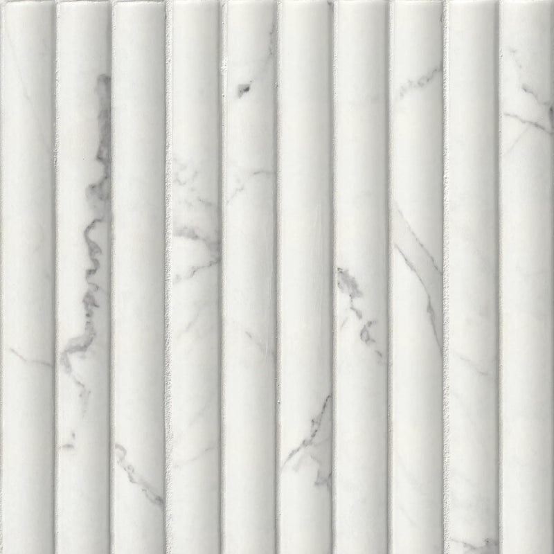 Scanalato Calacatta Matte Porcelain Tiles 5x10 by MSI Surfaces