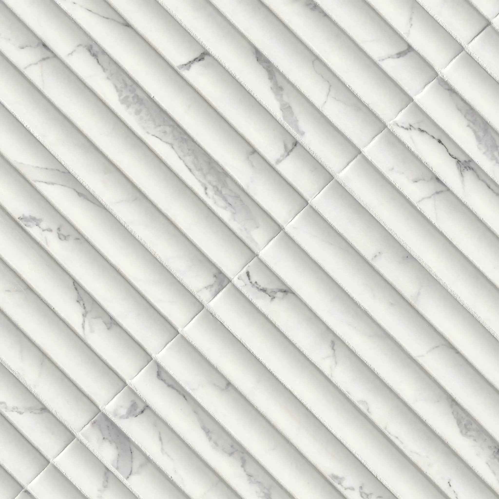Scanalato Calacatta Matte Porcelain Tiles 5x10 by MSI Surfaces