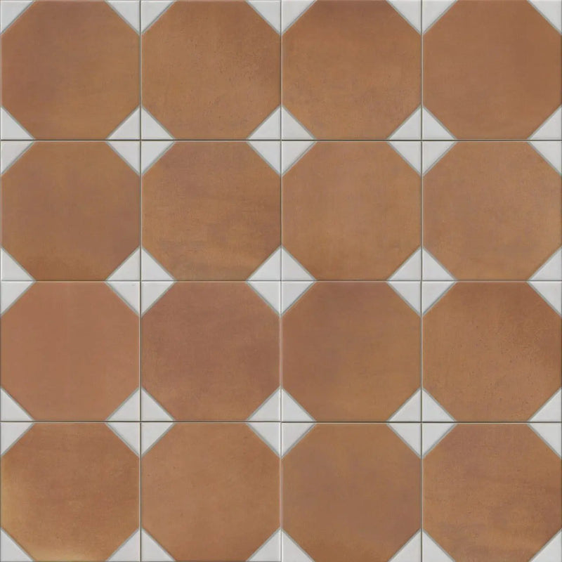 Via Bianchi Cotto Matte Porcelain Tiles 13x13 by MSI Surfaces