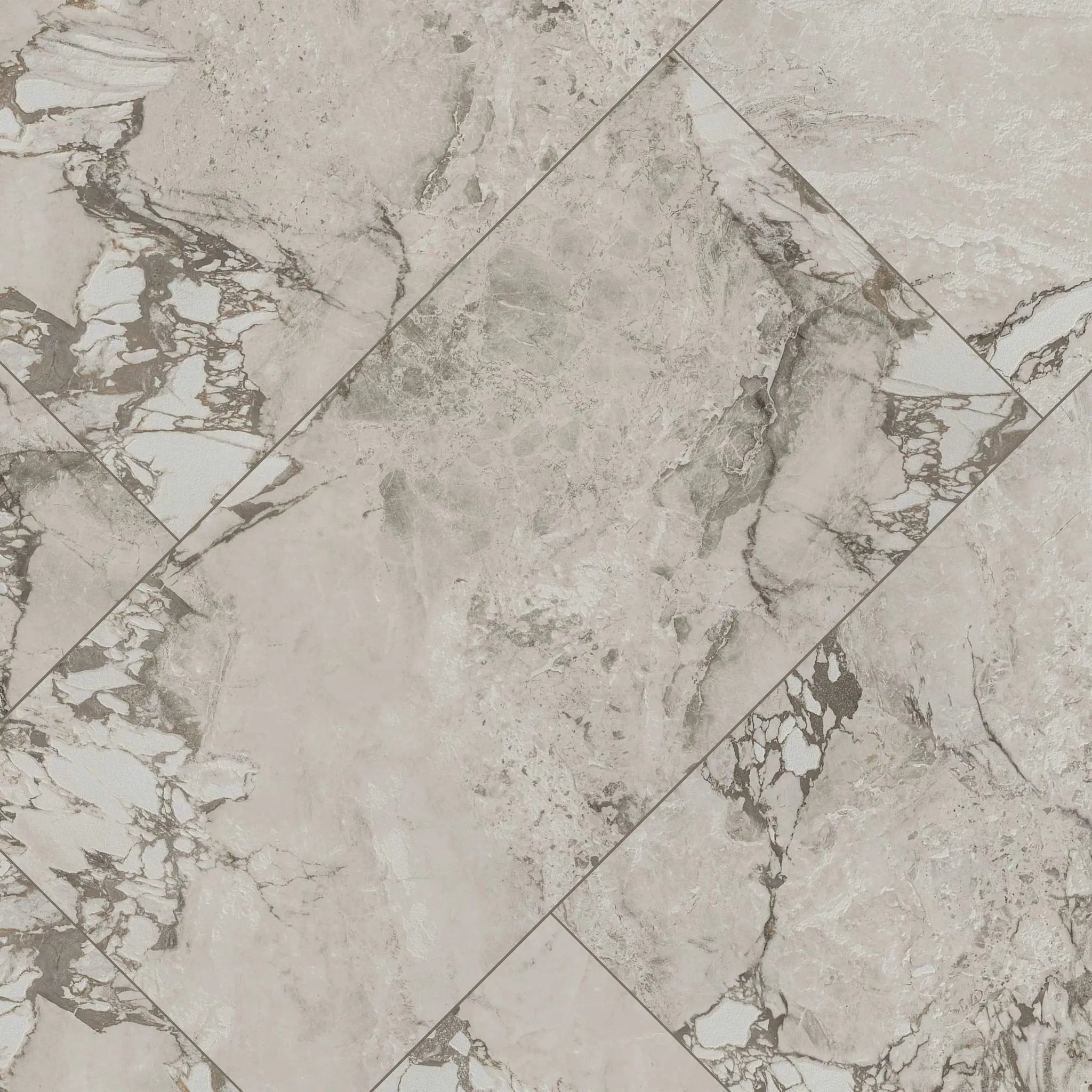 Via Stazione Matte Porcelain Tiles 24x48 angled view