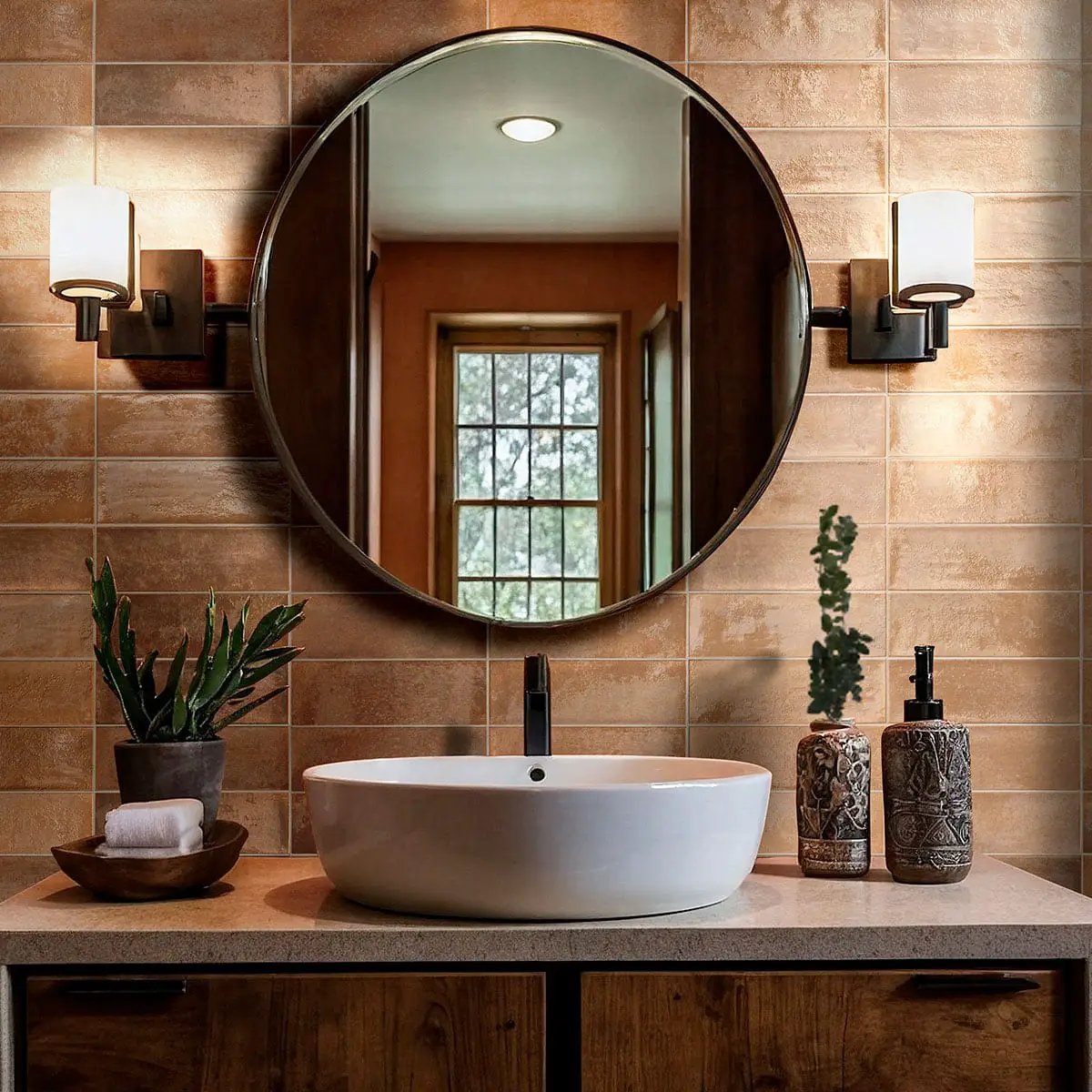 Coral 4x12 Matte Ceramic Mosaics by MSI Surfaces
