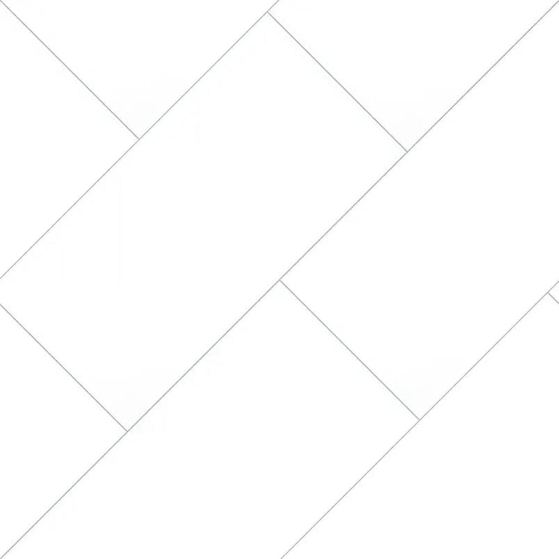 Domino White Matte Porcelain Tiles 24x24 angled view