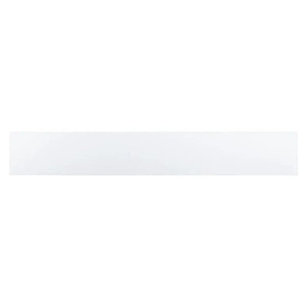 Domino White Matte Bullnose Porcelain Mosaics 4x24