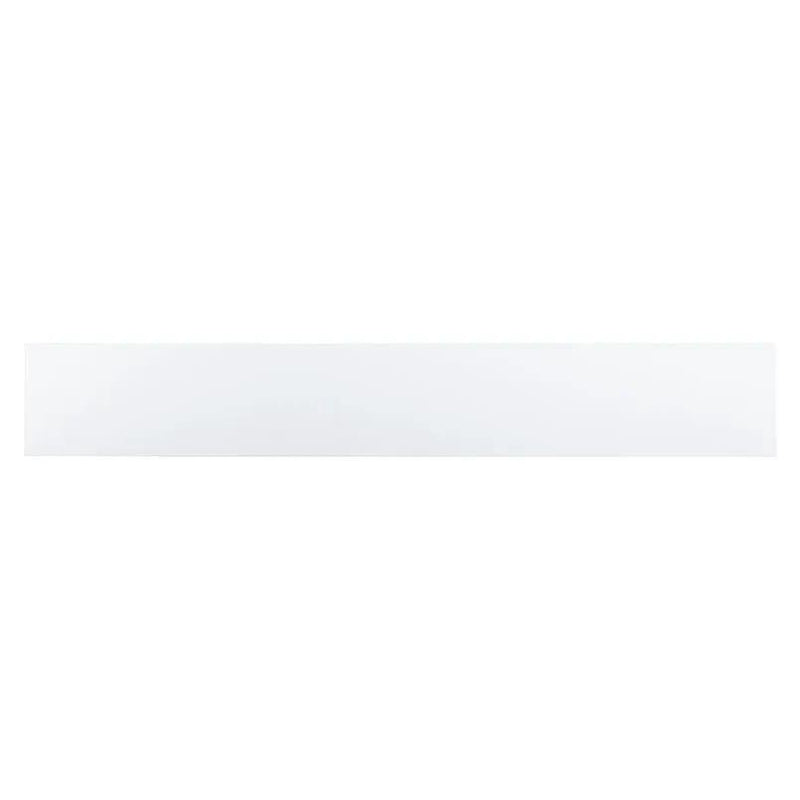 Domino White Polished Bullnose Porcelain Mosaics 4x24 by MSI Surfaces