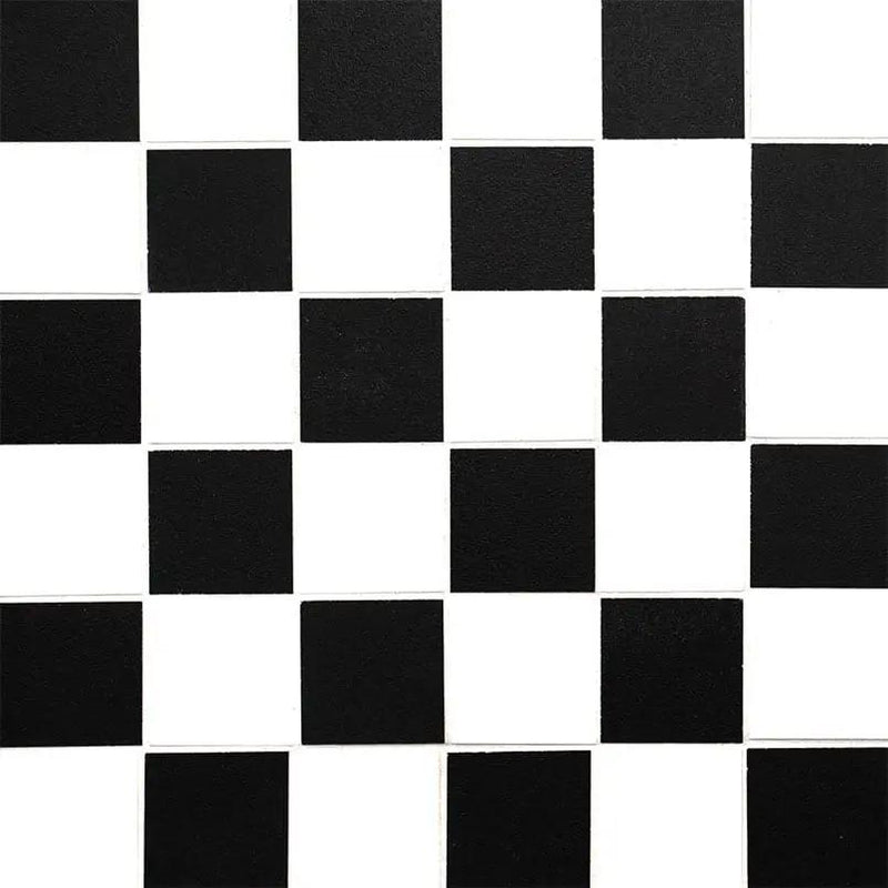 Domino White Matte Porcelain Tiles 2x2 2 close up
